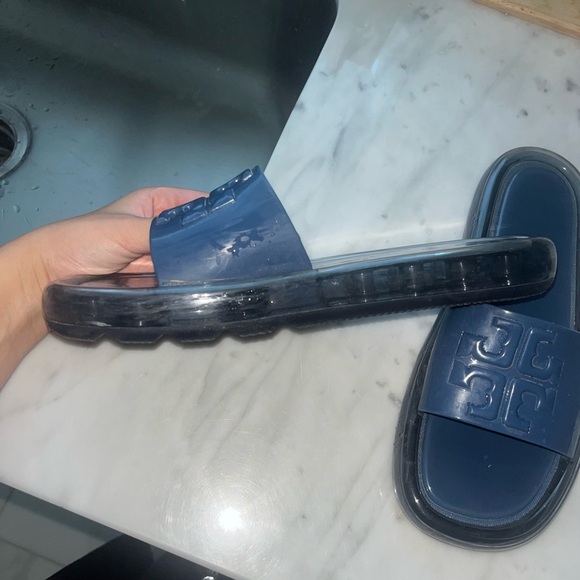 Tory Burch Bubble Jelly Slide Sandal - Picture 2 of 5